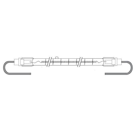 Bulb, Infrared / Heat /Ir R7S + Wire, Replacement For Donsbulbs, Qih220-1350/L